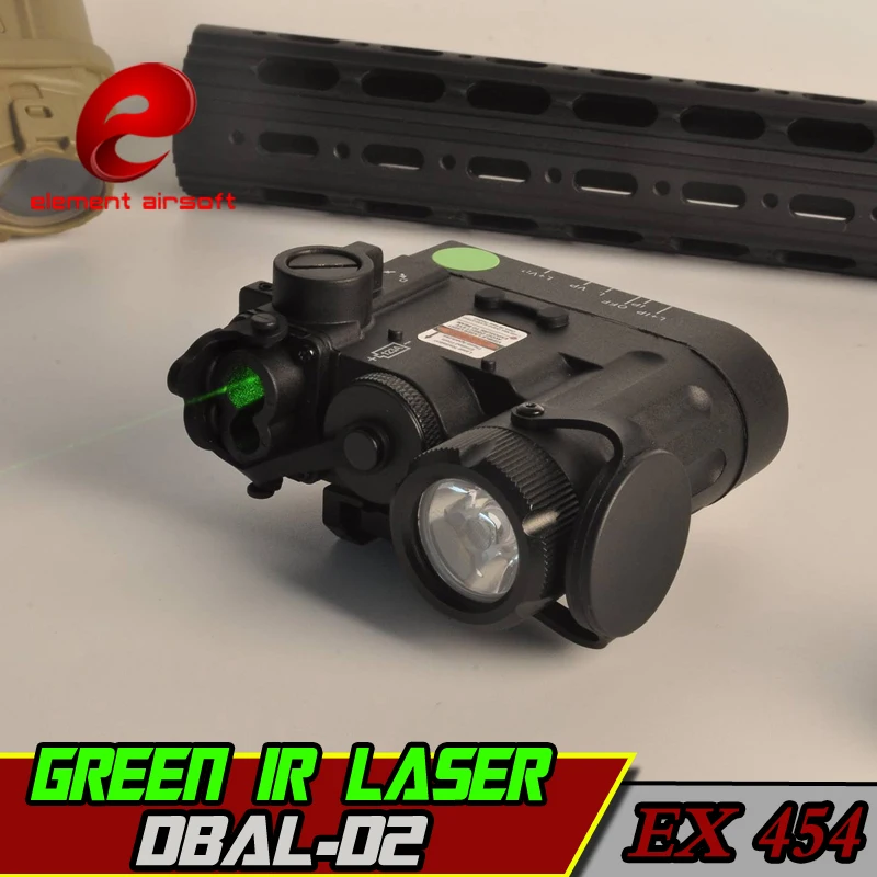 Element Airsoft Surefir оружейный светильник зеленый лазерный DBAL D2 IR lazer Switch Gun wapens 20 мм