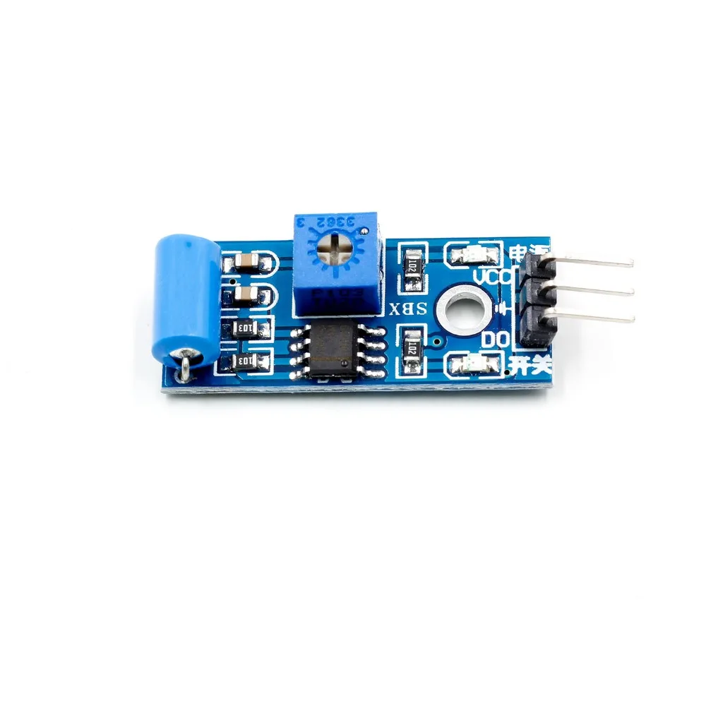Normally Closed Vibration Sensor Module for Alarm System DIY Smart Vehicle Robot Helicopter Airplane Aeroplane | Электронные