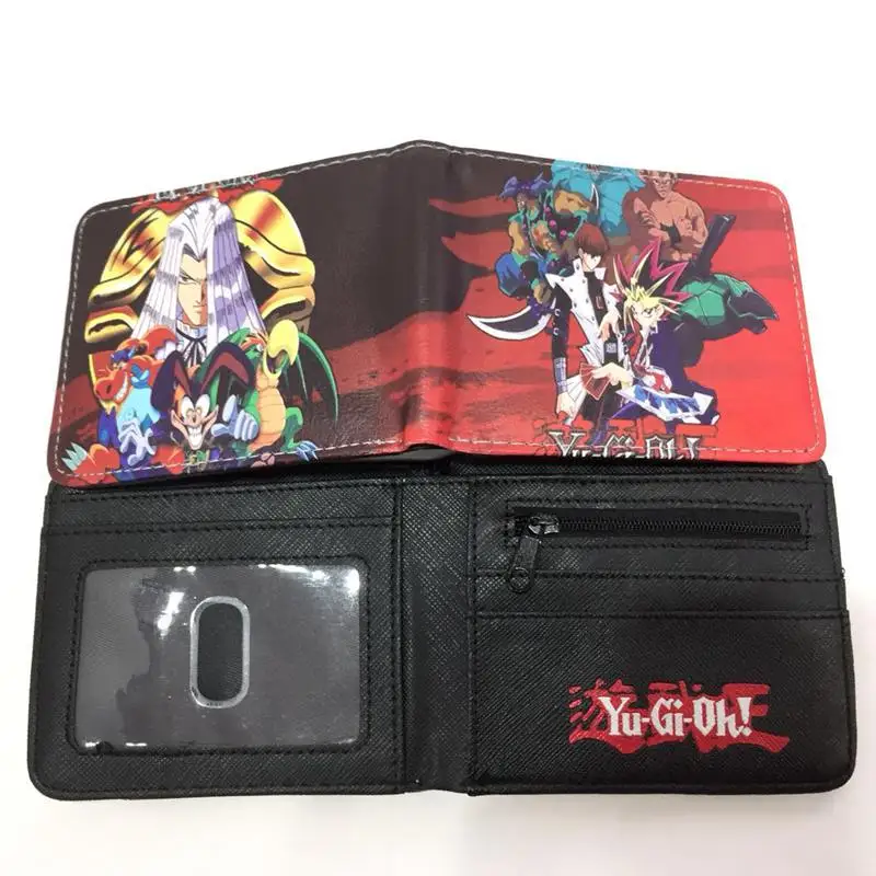YX02 Аниме Yu-Gi-Oh, голубые глаза, белый дракон, монета, кошельки, мультяшная игра, двойной кошелек для студентов, детский подарок для подростков - Цвет: YX02