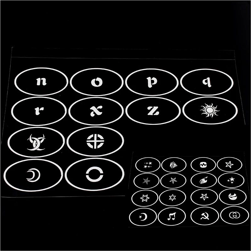 OPHIR 160 Patterns Tattoo Stencils A4 Booklet (10 Pages) Airbrush Template Sheets for Body Art Designs Body Paint Tools _TA095