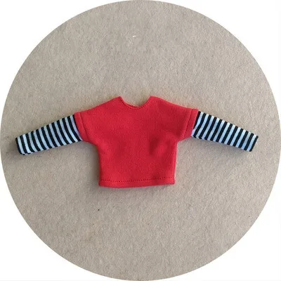 Tshirt2 Кукла Blyth одежда футболка с длинными рукавами/комбинезон штаны для Pullip OB24 azone ob22 Blyth джинсы для Barbi 1/6 аксессуары для кукол - Цвет: Tshirt2
