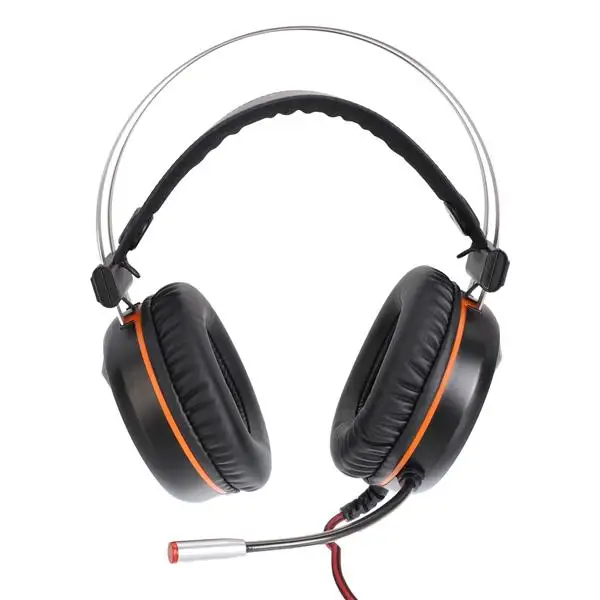 

Vamery G601 Virtual 7.1 RGB Colorful Surround Sound Effect USB Gaming Headset with Mic Silver Gray