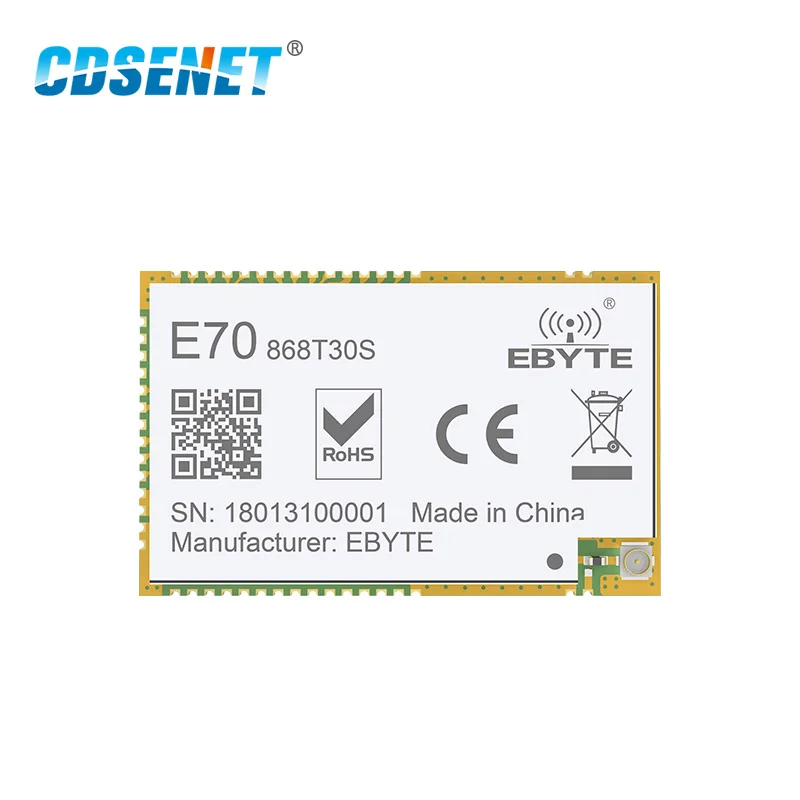 868 МГц приемопередатчик CC1310 большой диапазон IoT трансивер 1 Вт CDSENET E70 868T30S SMD Ebyte