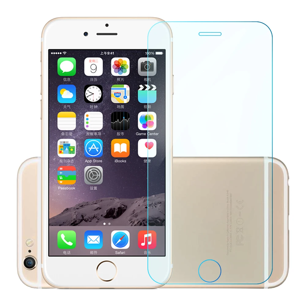 Для iPhone 6/7/8 Plus 5 &quotполноразмерная пленка закаленное стекло прозрачная защита