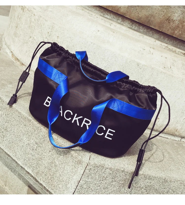 Письмо модный бренд Оксфорд Gym Bag для фитнес для женщин спортивная сумка чехол для мусора путешествия вещевой мешок женский