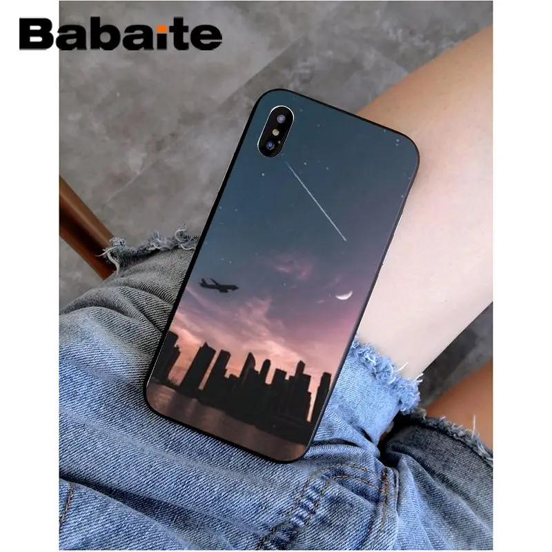 A11 Babaite самолет Путешествия Мягкий Силиконовый ТПУ чехол для телефона iPhone X XS MAX 6 6S 7 7plus 8 8Plus 5 5S XR - Цвет: A11