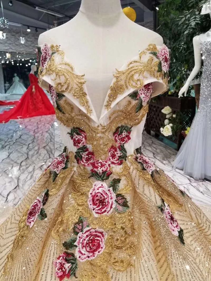 LSS158 Эксклюзивное Вечернее платье с вышивкой 2020 вечернее вырезом на плечах
