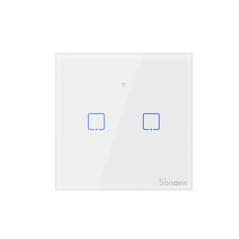 SONOFF T0 ЕС Wifi сенсорный настенный светильник беспроводной переключатель умный дом