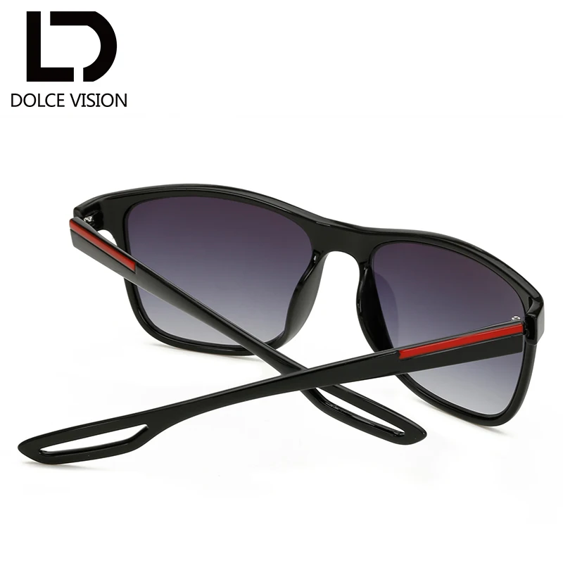 Мужские коричневые солнцезащитные очки с градиентными линзами UV400 для мужчин