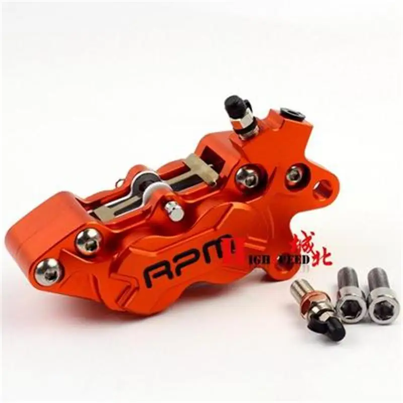 Фото Универсальный CNC RPM тормозной суппорт мотоцикла левый и правый 40 мм отверстие к отверстию 4 поршня для yamaha Kawasaki Honda suzuki KTM bmw №4