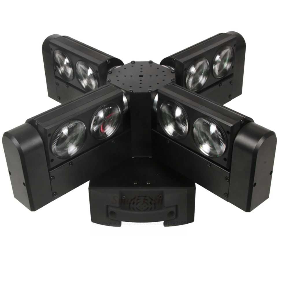 Новый светодиодный просветильник Тор с движущимися головками 8Eye 4 прожектор 8X12W