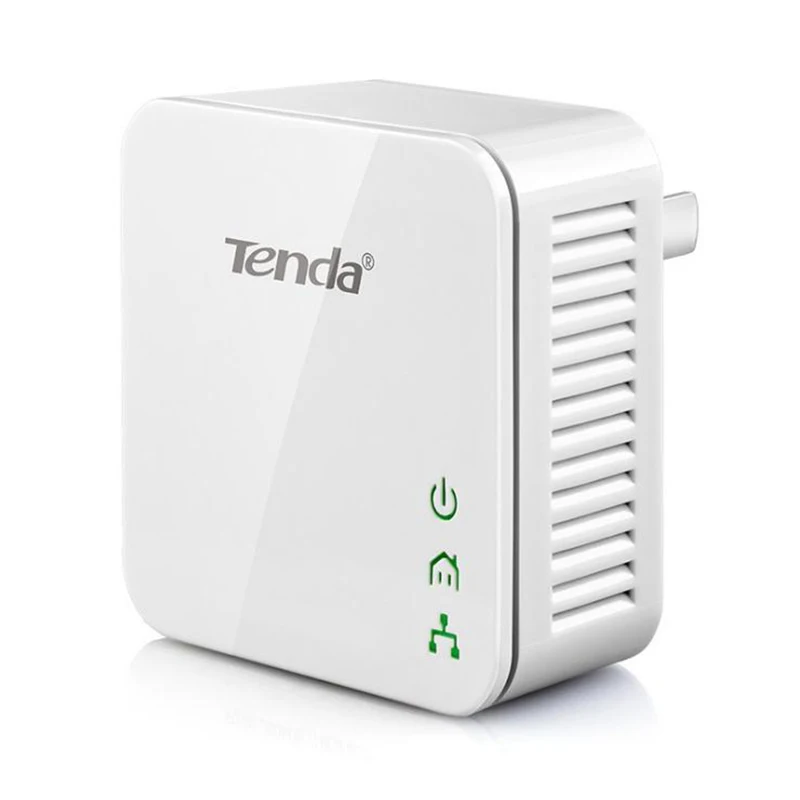 Tenda P202 AV200 мини адаптер Powerline Сетевой стартовый комплект до 200 Мбит/с 1 пара для
