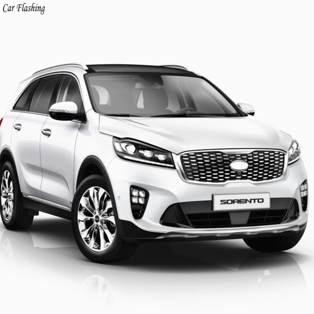 Автомобильный мигающий 2 шт. ABS Автомобильный светодиодный DRL дневные ходовые огни дневного света для KIA Sorento с противотуманной лампой автомобильный Стайлинг