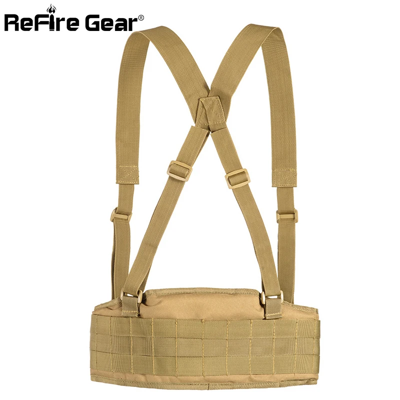 ReFire Gear Molle армейский боевой тактический пояс для мужчин SWAT Soldiers камуфляж военный