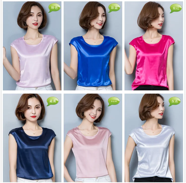Женская атласная майка с круглым вырезом 12 цветов|satin tank|tank womensilk tank |