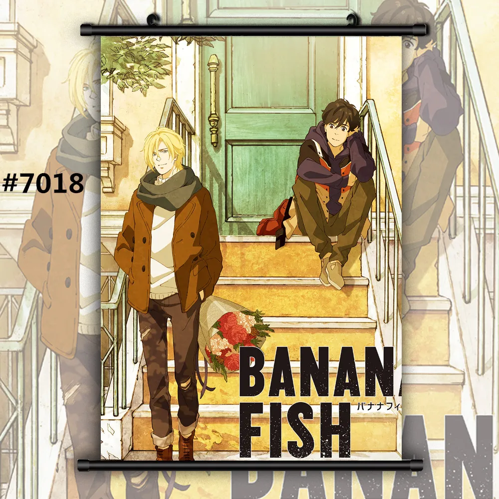 7018 Banana Fish Ash Lynx Аниме Манга настенный плакат в рулоне украшение дома настенное искусство - Цвет: 7018