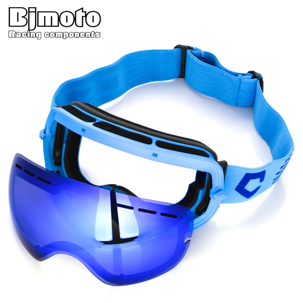 Мотокросса лыжные очки Oculos Анти туман Велоспорт MX внедорожный шлем снег спорт