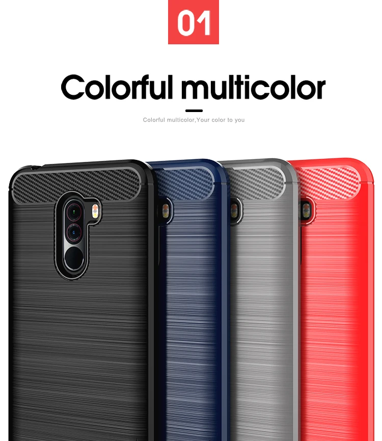 Xiaomi PocoPhone F1 Чехол iPaky чехол для Xiomi Redmi Poco телефона силиконовые противоударные