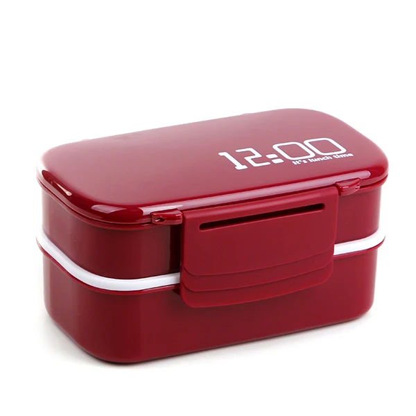 Red Bento Box Контейнер для хранения пищевых продуктов Экологичная форма фруктов портативные контейнеры для пищевых продуктов портативная коробка для пищевых продуктов Bento - Цвет: Red