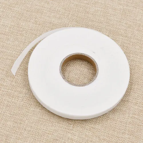 White 50 м черно-белая прокладочная лента Железная на клейкой ткани для DIY одежды мешок ручной работы ремесло швейная ткань материал - Цвет: White