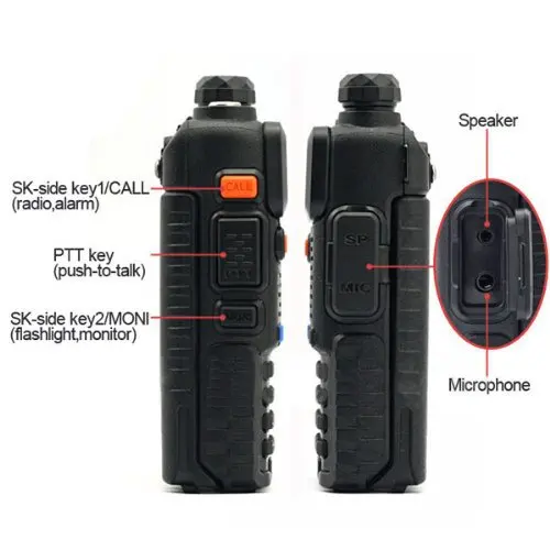 Портативная рация BaoFeng UV-5R Talkie UHF/VHF Dual Band UV5R CB Radio 128CH VOX Flashlight Display FM Transceiver для охоты