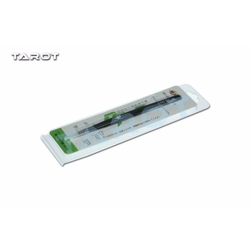 ESD SS sa черные антистатические пинцеты прямые щипцы TLH50010 | Игрушки и хобби