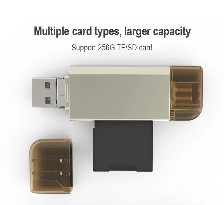 UTHAI C06 кардридер USB 3,0 SD/Micro SD TF OTG Смарт-карта памяти адаптер для ноутбука USB 3,0 type C/Lightning кардридер