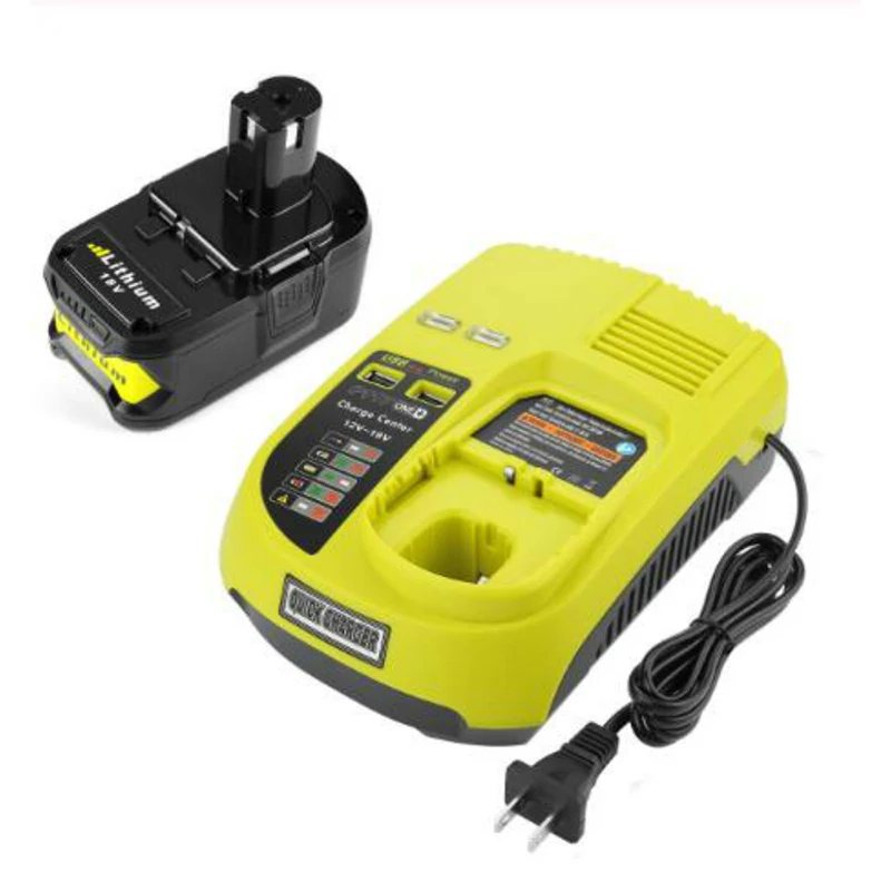 3A 12V 14,4 V 18V для Ryobi P117 Перезаряжаемые Батарея Зарядное устройство Батарея пакет Мощность инструмент, никель-металлогидридного и никель-металл-гидридных или никель Li-Ion P110, P111, P107, P108