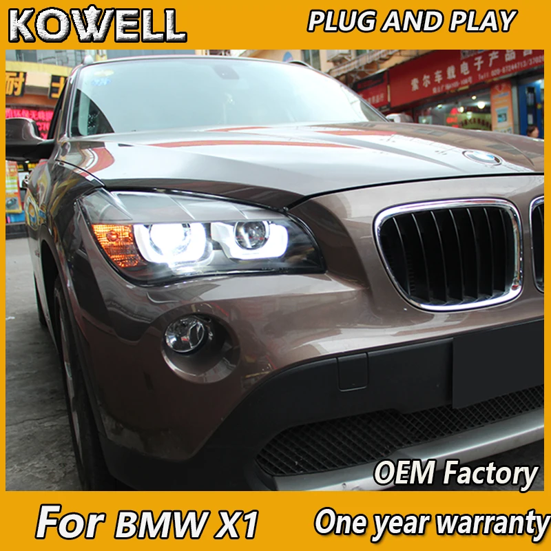 KOWELL автомобильный Стайлинг для BMW E84 X1 светодиодные фары 2009 2010 2011 2012 2013 2014 led drl HID
