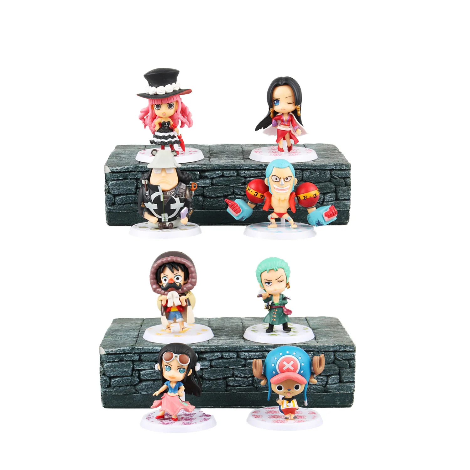 Shanycore Аниме ONE PIECE Ace Luffy игрушки Санджи и нами Zoro Law Sabo 4 шт./компл. 6 стилей Милые 8 см