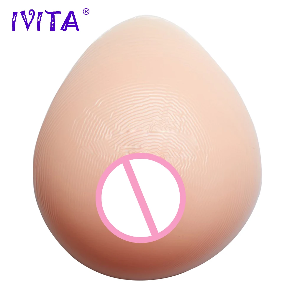 IVITA 4100g Высокое качество Реалистичная силиконовая ложная грудь для трансвеститов