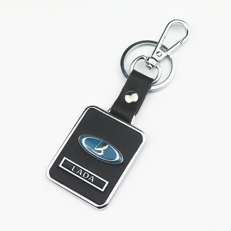 For Lada 3D модный металлический автомобильный брелок для ключей, новинка, автомобильные принадлежности, эмблема Renault Opel Лада, брелок Reynolds, автомобильные аксессуары цепочки для ключей - Название цвета: For Lada