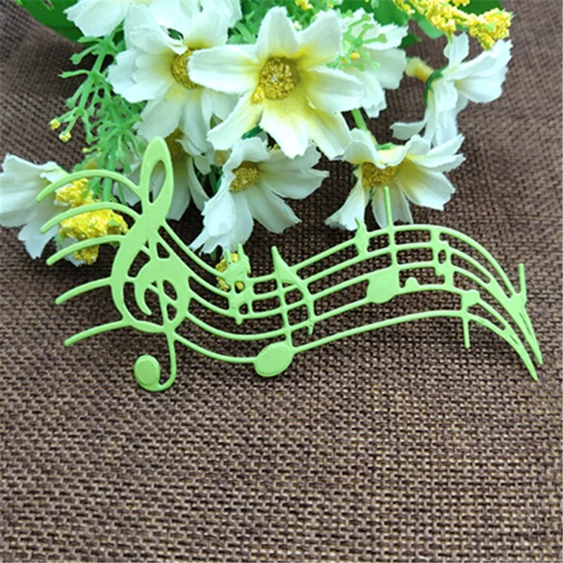 Note металлические режущие штампы Трафаретный Скрапбукинг фотоальбом карта