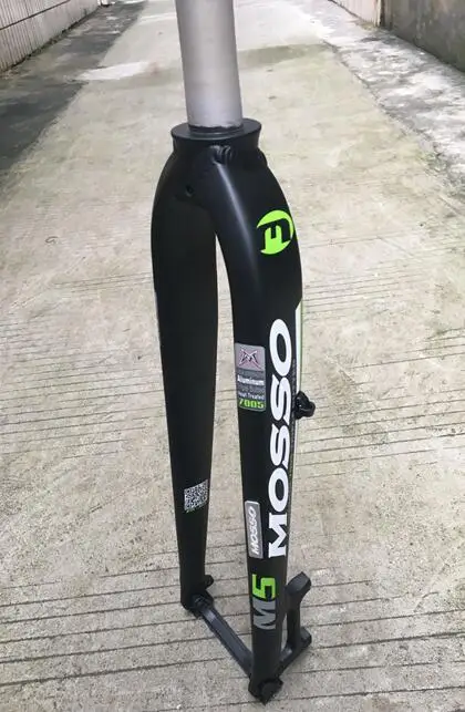 M5 Black-green matte Новинка, Велосипедная вилка Mosso MTB M5 26 27,5 29er, алюминиевая Велосипедная вилка с подвеской, передняя вилка - Цвет: M5 Black-green matte
