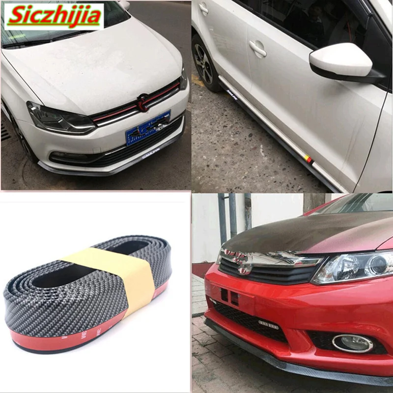 Черный мягкий автомобильный резиновый бампер из углеродного волокна для Hyundai ix35