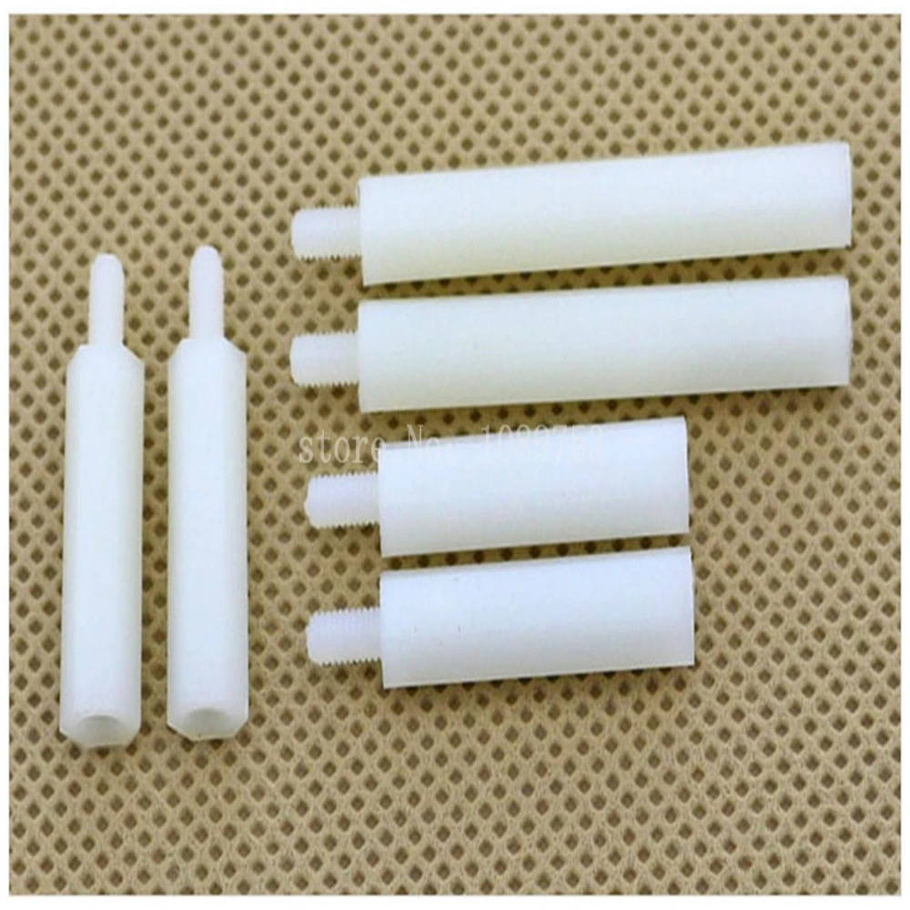 

30Pcs M2.5 M3 M4 Spacing Screw for PCB/Computer Motherboard Hexagonal Nylon Standoff Spacers