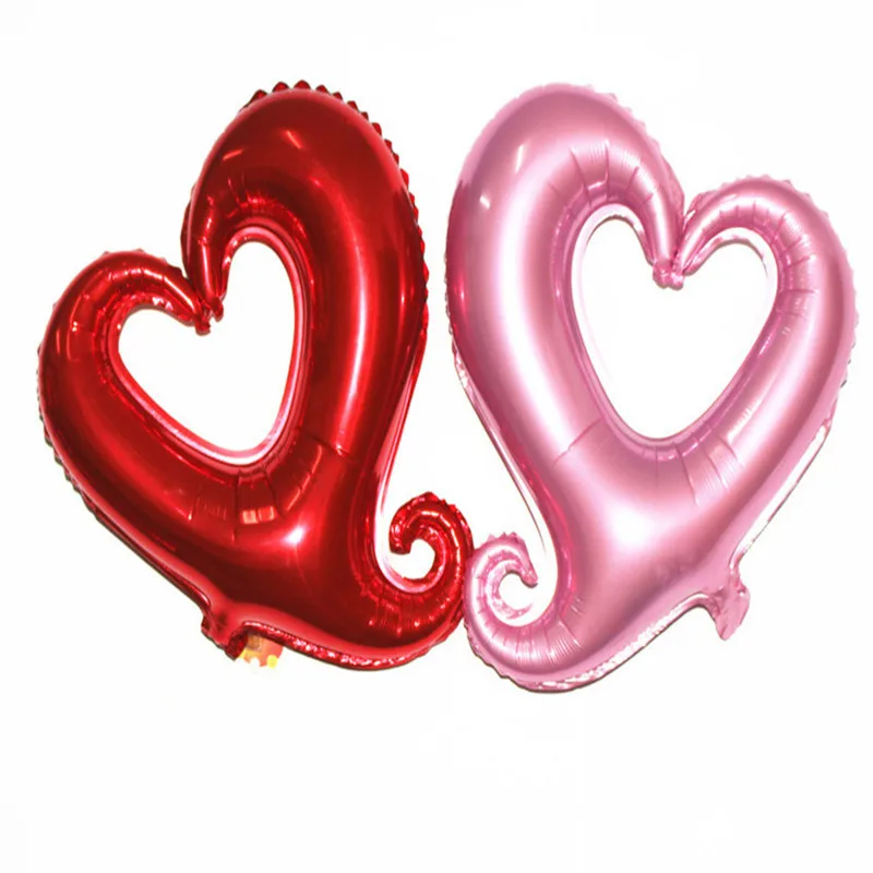 2018 Promotion New Helium Fashion 500pcs 18 Inch Hook Heart Shaped Balloon Foil Wedding Decoration Birthday Gogo Aluminum Toy | Дом и сад