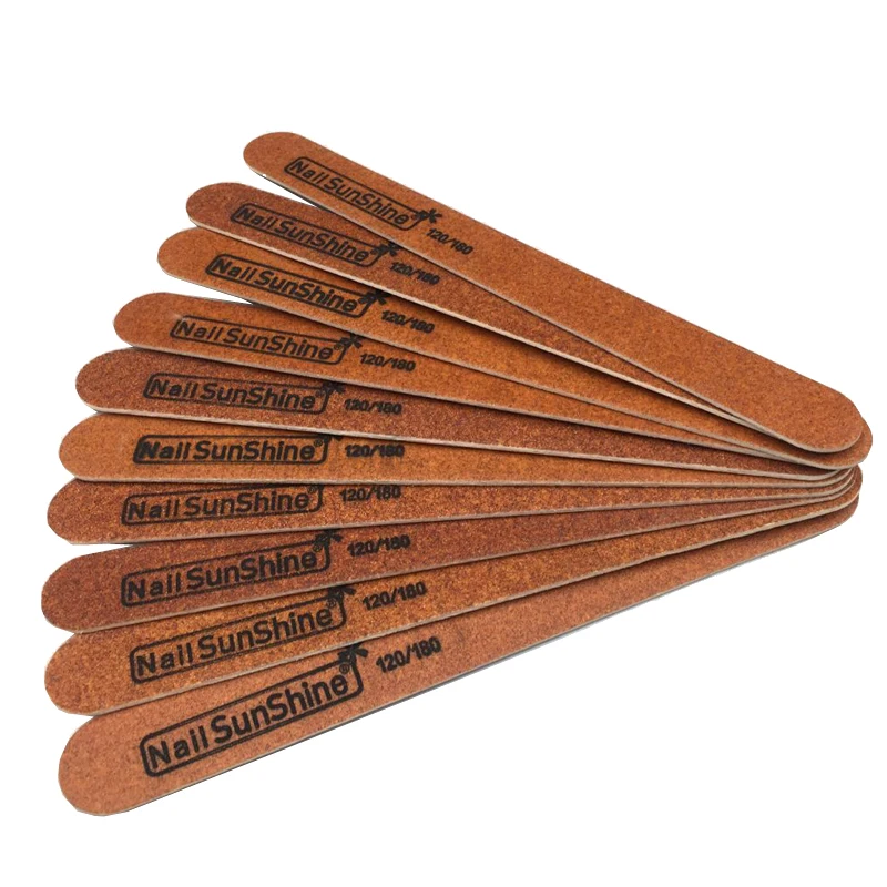 Новинка 2018 профессиональные деревянные пилочки для ногтей зернистость 120/180