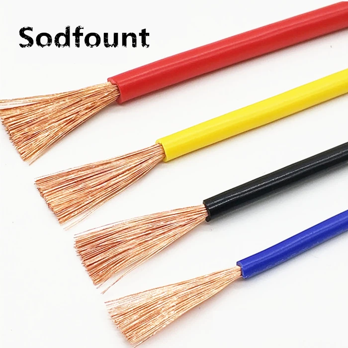 5 м/лот проволока RV 1 мм квадратный многожильный гибкий шнур электрическое и