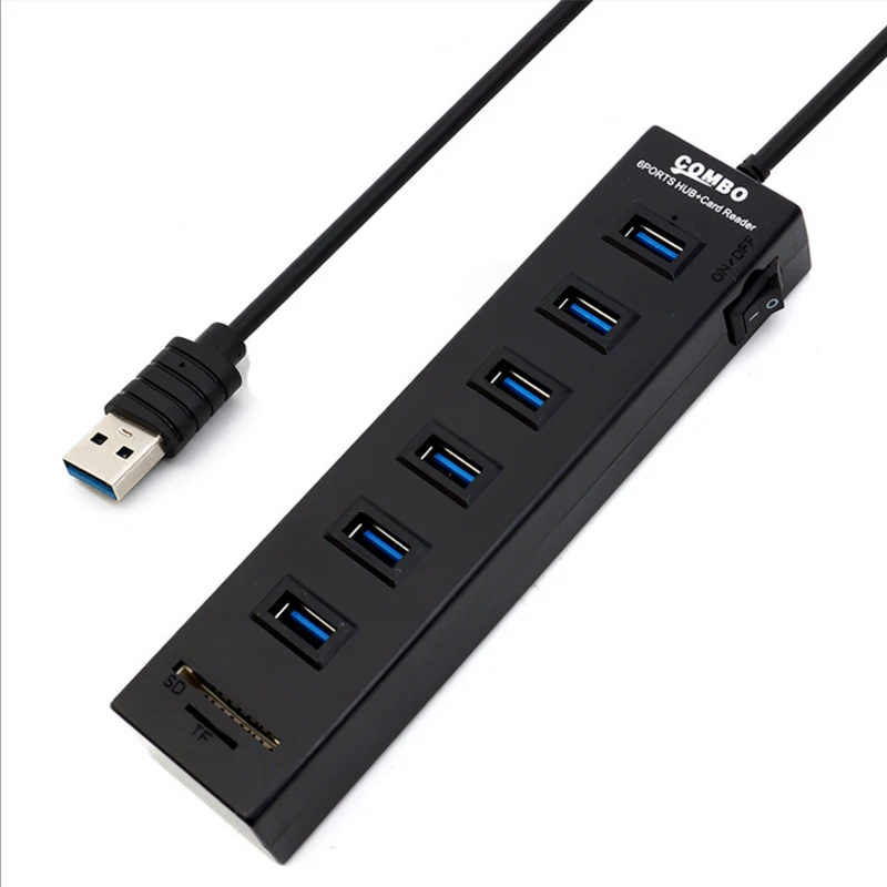 Устройство для чтения карт twototro Micro usb хаб 2 0 с 3 / 6 портами комбинированный TF/SD