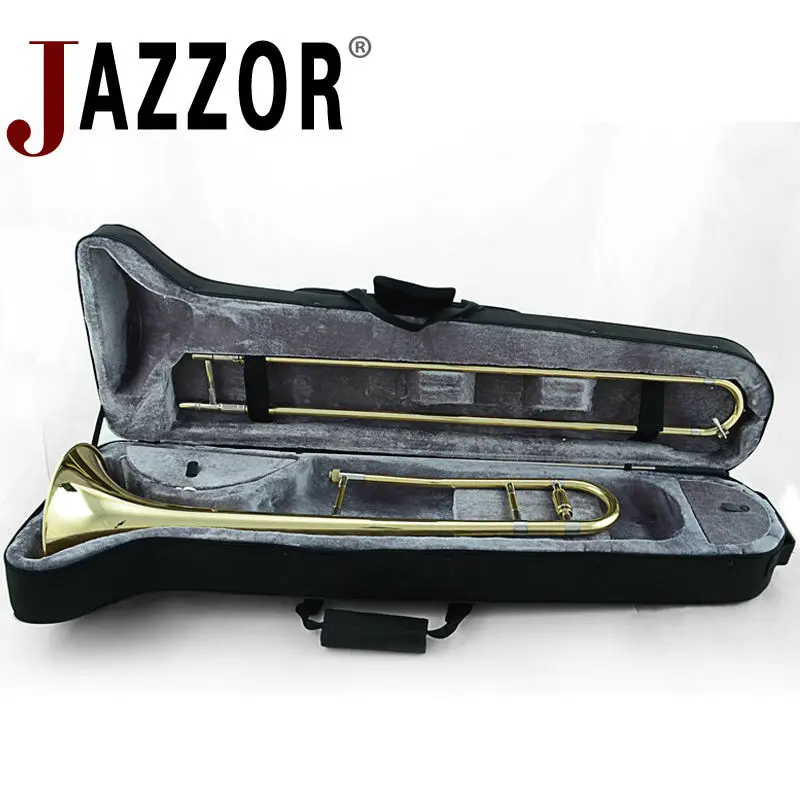 JAZZOR JYTB E100 альт тромбон B плоский золотой лак латунный Тромбон|brass trombone|alto trombonetrombone