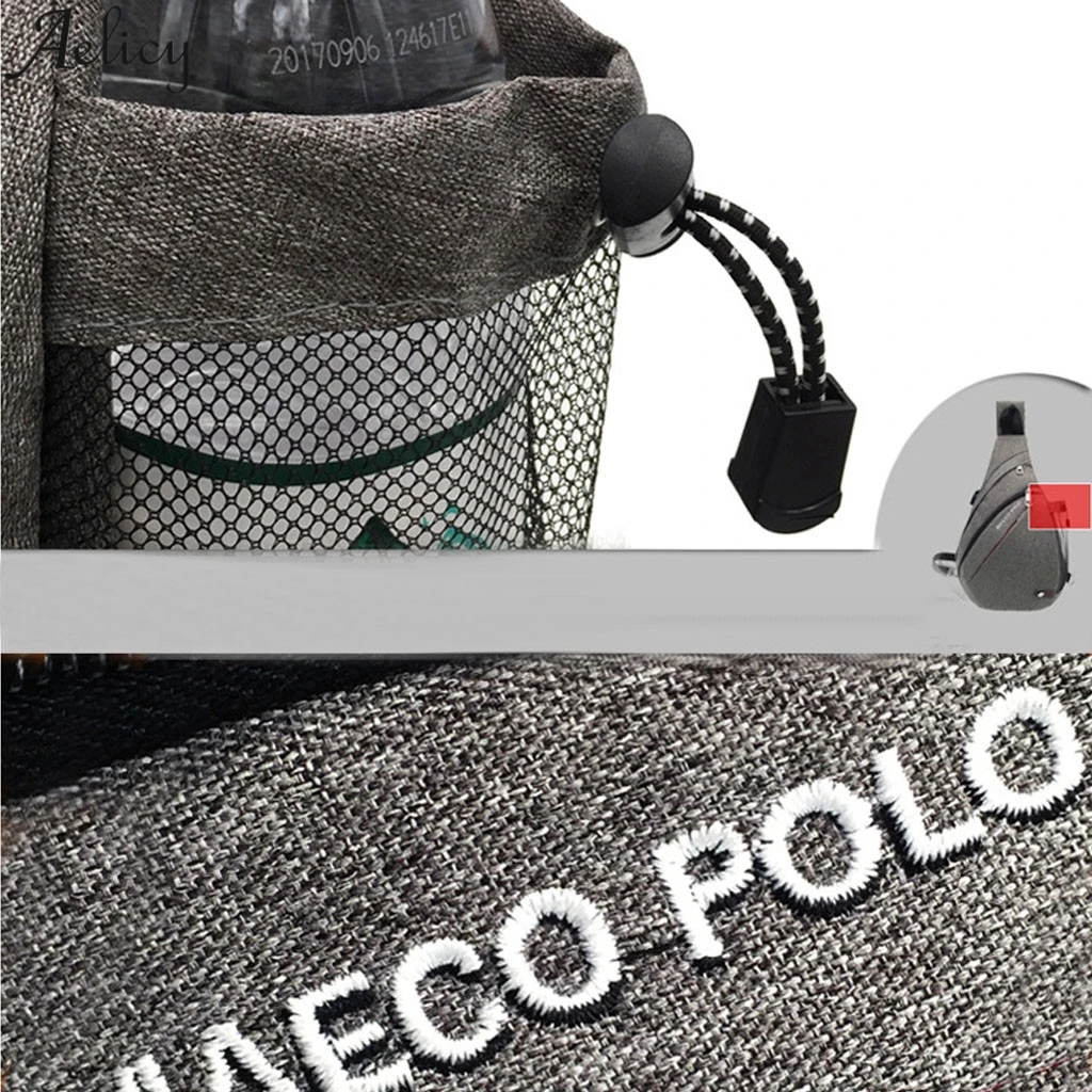 Aelicy Usb дизайн нейлоновая Мужская нагрудная сумка с одним ремешком на спине дорожная сумка через плечо повседневные сумки женские дизайнерские сумки высокого качества