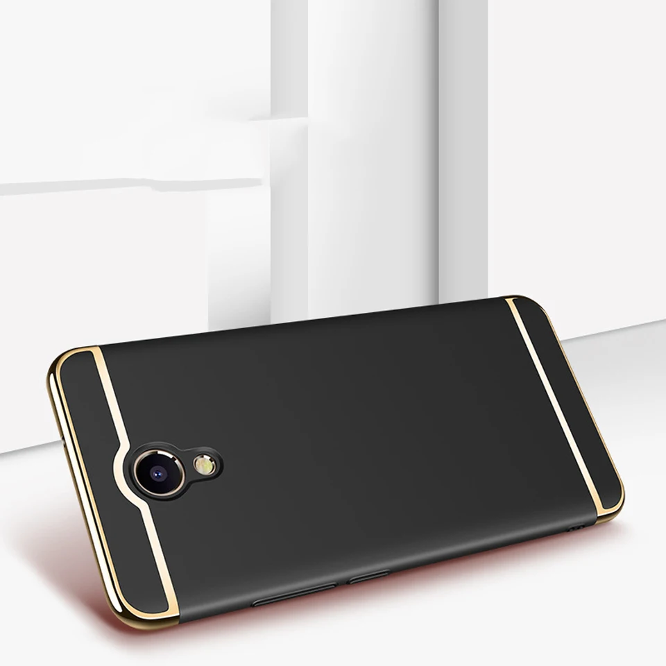 Роскошный Гибридный чехол 3 в 1 жесткий Пластик со стразами для Meizu M3 M5 Примечание
