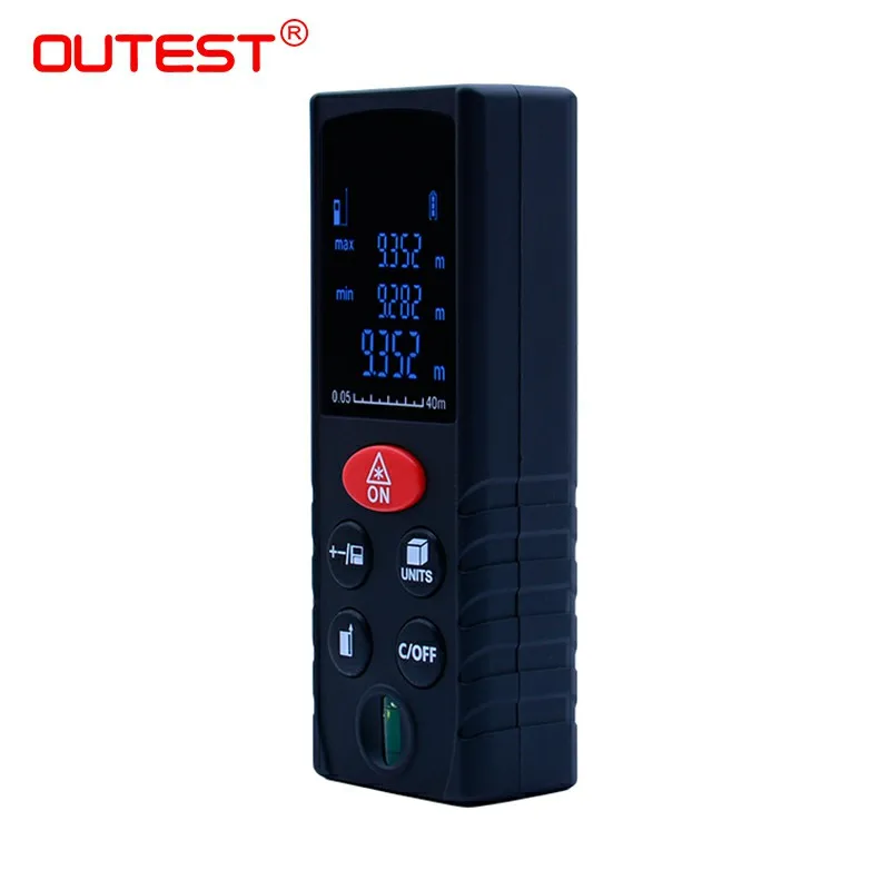 OUTEST лазерный дальномер мини Лазерная Лента диастиметр измерительная линейка
