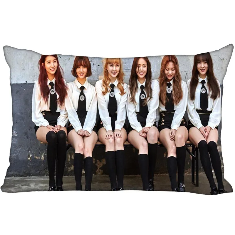 Горячая Корея-поп пользовательские GFRIEND атласная наволочка 35x45 см(одна сторона) печатный молния шелк наволочка индивидуальный логотип подарок - Цвет: 8