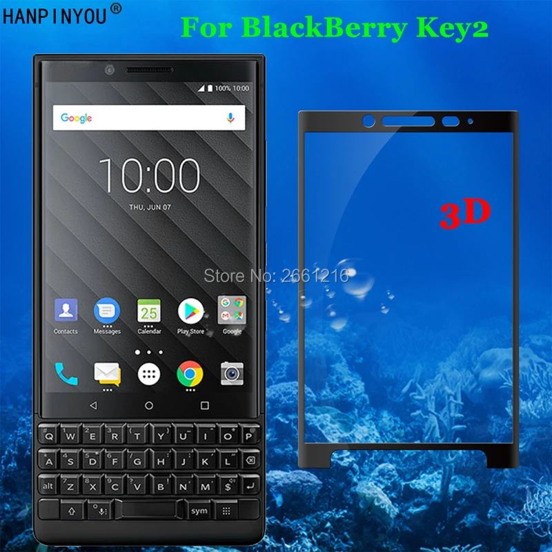 Для BlackBerry Key 2 Two Key2 KEYtwo 4 5 &quot3D полное покрытие изогнутое закаленное стекло 9H