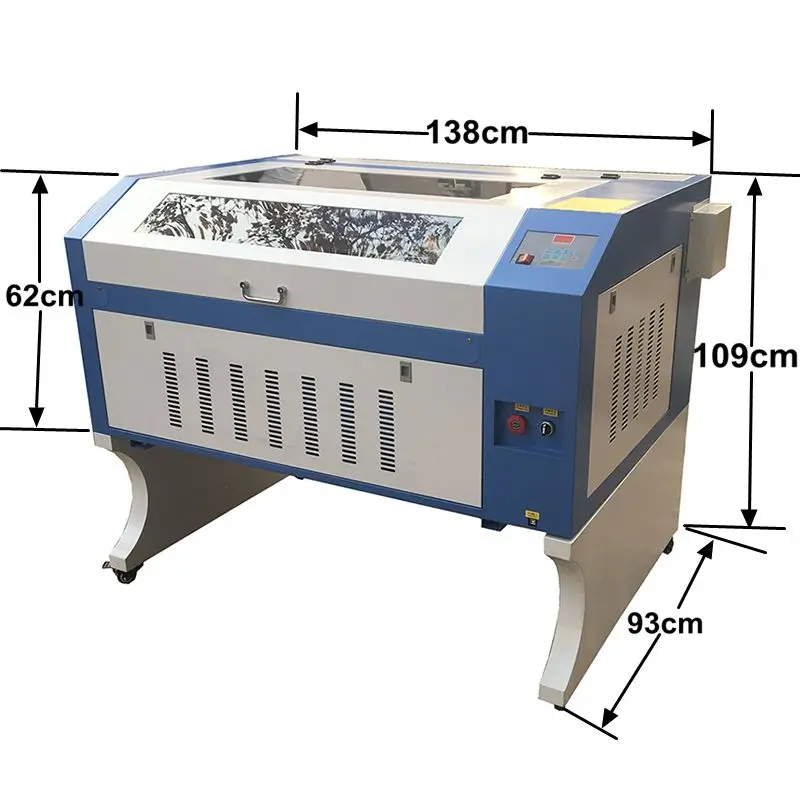 

Free Shipping TS6090 CO2 100W laser engraving machine cnc Cutter Machine