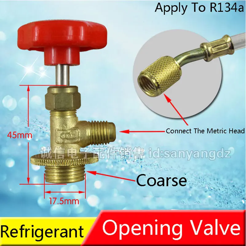 2 шт. R12 / R600A R134A R22 Холодильник Выделенный открытый охладитель клапана фторирующие