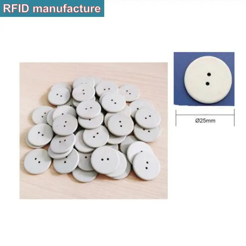PPS материал монета Водонепроницаемый rfid uhf моющийся бирка одежды 840 960 МГц