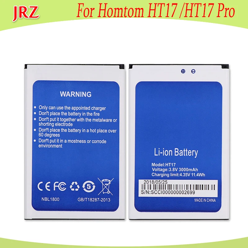Для HOMTOM HT17 батарея для Pro аккумуляторная AKKU Высокая емкость 3000mAh|3 battery|battery 3battery for |